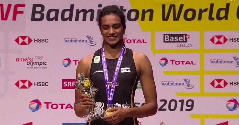 PV Sindhu has won the gold medal at the World Championships once
