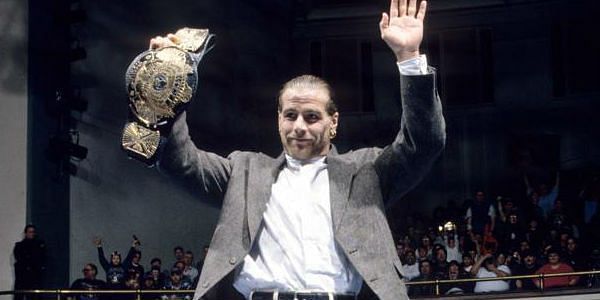 Shawn Michaels, AKA the Heart Break Kid, vacates his title in 1997.