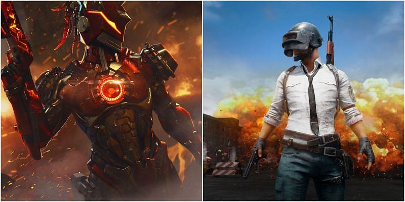 5 games like PUBG Mobile and Free Fire on iOS (Picture Source: ff.garena.com and PUBG Mobile)