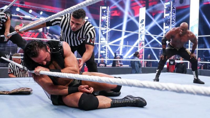 Bobby Lashley fell short to Drew McIntyre in a great match