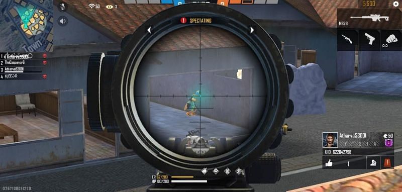 Sniper in Clash Squad Mode