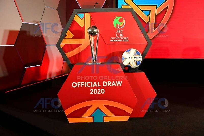 AFC U-16 Championship 2020: Official Trophy and Ball (Photo: AFC)