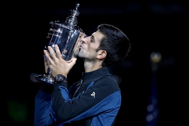 Novak Djokovic at US Open 2018