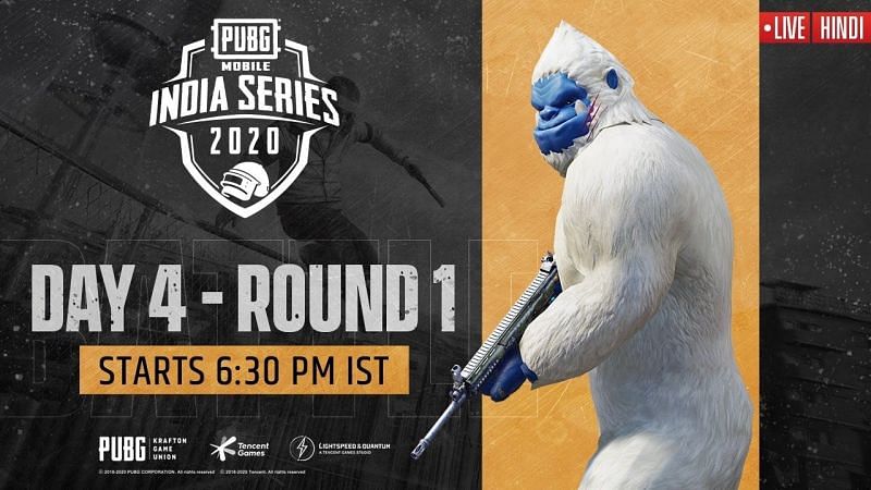 PUBG Mobile India Series 2020 Day 4 schedule