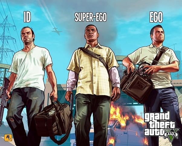 The three character of GTA 5 might be a representative of the human personality
