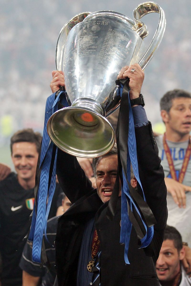 Jose Mourinho lifted the 2010 Champions League title with Inter Milan.