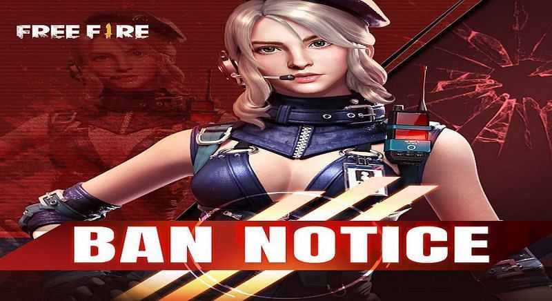 Free Fire banned accounts for hacking