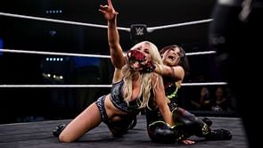 Charlotte Flair reacts to losing the NXT Women's Championship at Takeover