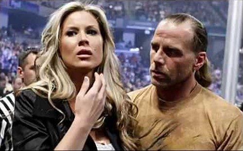 Shawn Michaels with his wife