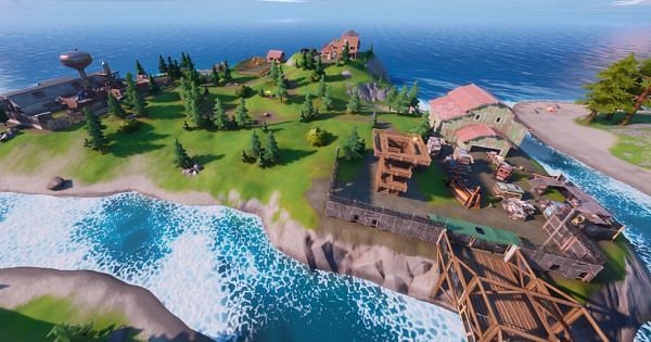Located just behind Misty Meadows, Camp COD is one of the best landing spots in Fortnite.