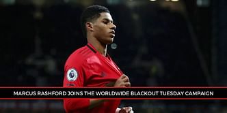 Football stars including EPL striker Marcus Rashford join Blackout Tuesday campaign