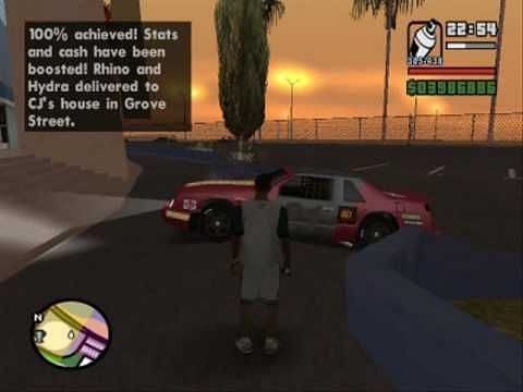 GTA San Andreas 100 Percent Completion Rewards