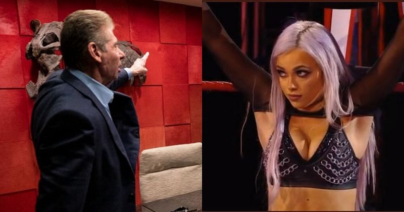 Vince McMahon and Liv Morgan.