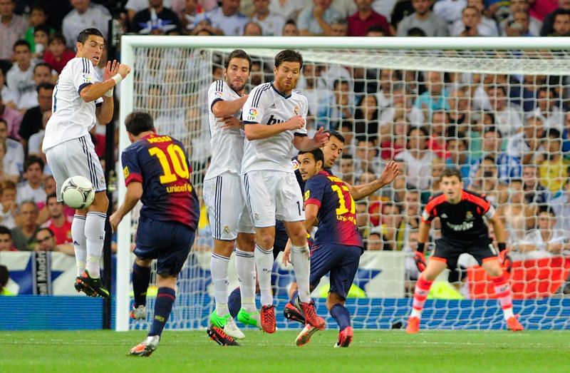 Lionel Messi went up against Cristiano Ronaldo and Gonzalo Higuain in several El Clasicos