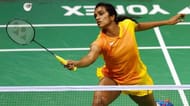 PV Sindhu in action