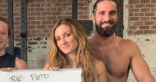 Seth Rollins and Becky Lynch dedicate a workout session to George Floyd