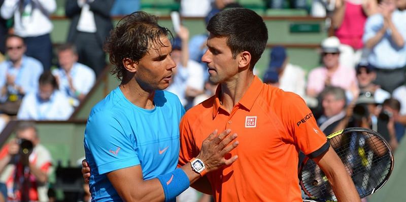 Rafael Nadal and Novak Djokovic