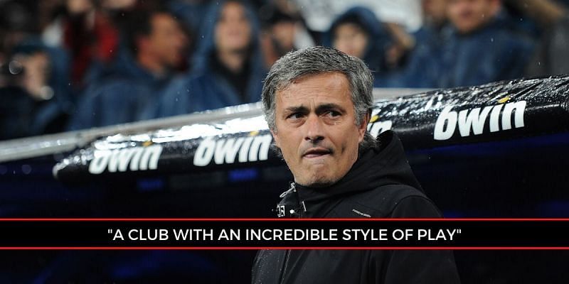 Jose Mourinho has kind words for his mentors at Barcelona