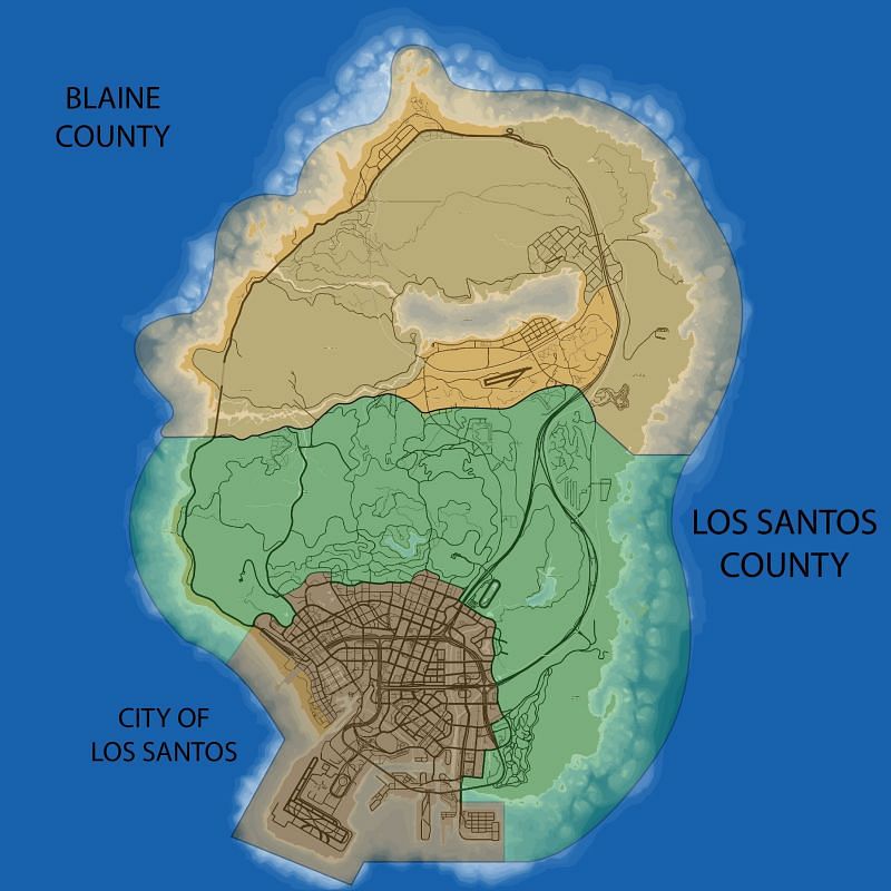 gta 5 city map