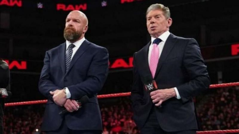 Triple H and WWE Chairman Vince McMahon