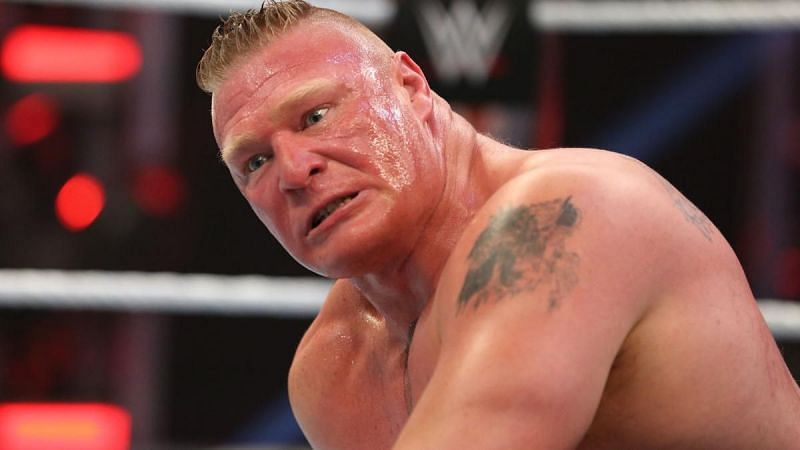 Brock Lesnar lost the WWE Championship at WrestleMania 36