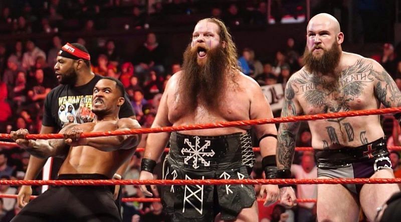 The storyline of why Strowman never confronted either tag team was never resolved.