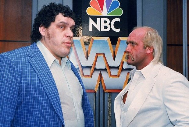 Andre The Giant is not impressed with Hulk Hogan&#039;s Vitriol prior to their contest at Saturday Night&#039;s Main Event in 1988.
