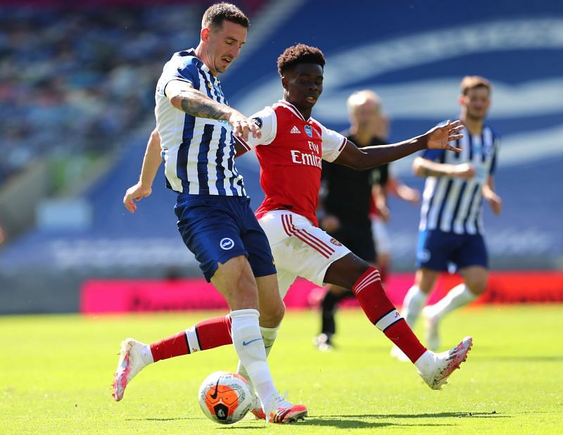 Lewis Dunk captained his side to an impressive win against Arsenal