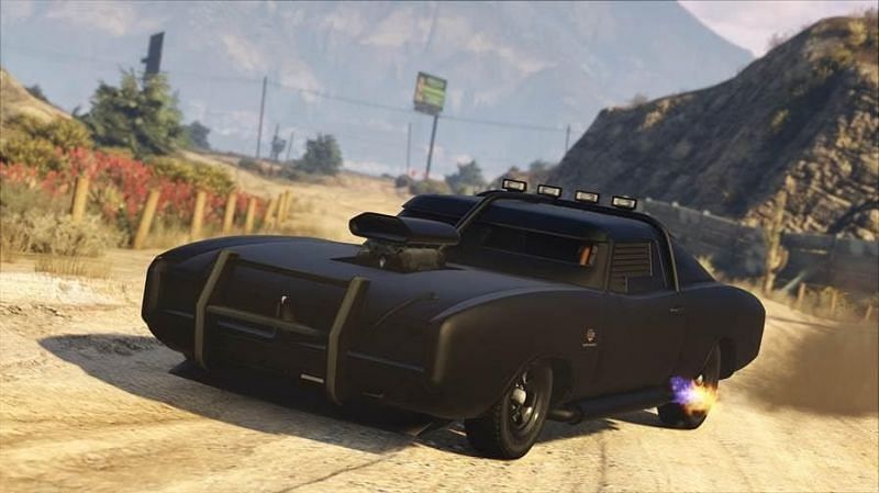 Spawn a cool vehicle in GTA 5. Image: Pinterest.