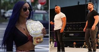 Sasha Banks makes a big claim on Twitter, AEW's Dax Harwood responds