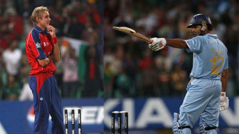 Yuvraj Singh hammered Stuart Broad for six sixes in an over