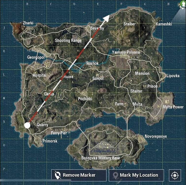 Flare Gun Locations