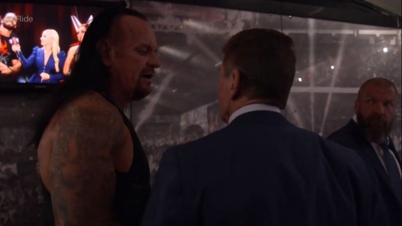The Undertaker spoke to Vince McMahon at Extreme Rules 2019