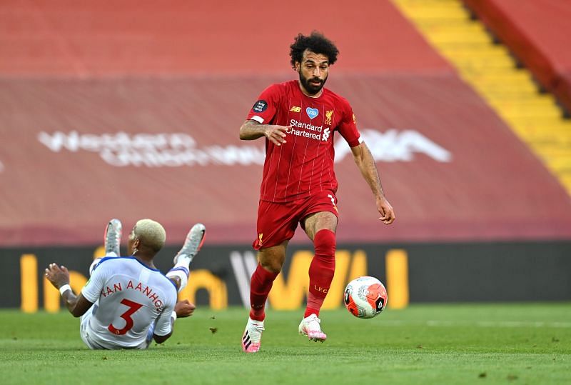 Mohamed Salah was in blistering form against Crystal Palace