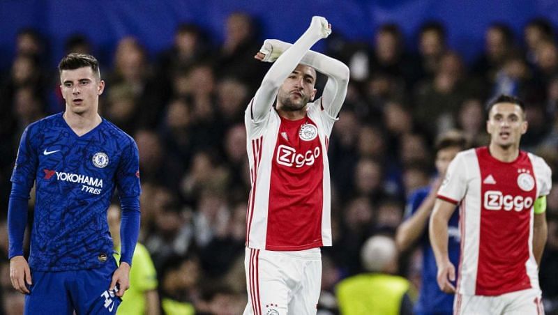 Hakim Ziyech played against Chelsea in the UCL this year