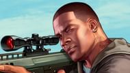 Franklin aiming at his target. Image: USgamer.