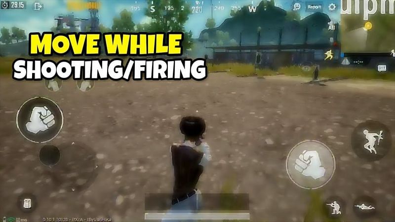 How to move while shooting in PUBG Mobile (Picture courtesy: Gaming O/YT)