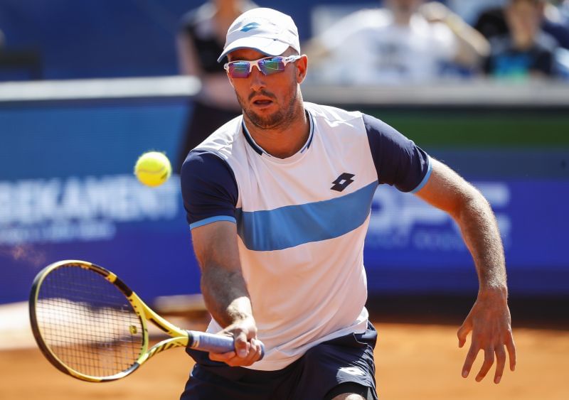 Viktor Troicki played a match against Novak Djokovic in Belgrade