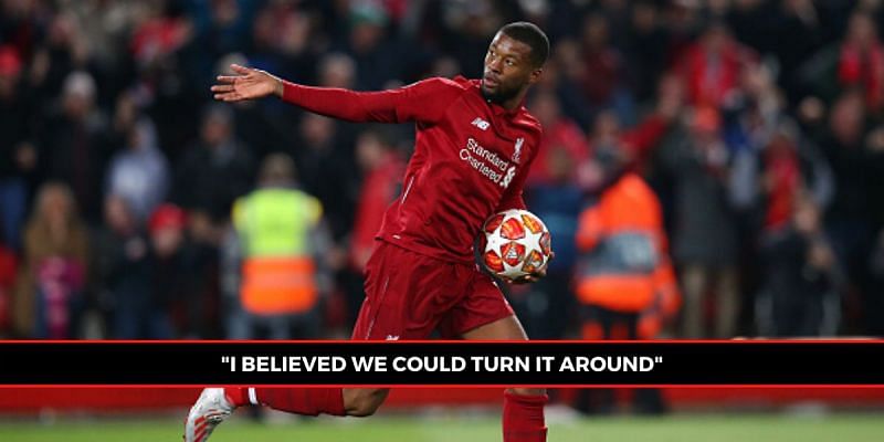 EPL midfielder Wijnaldum opened up on the career so far