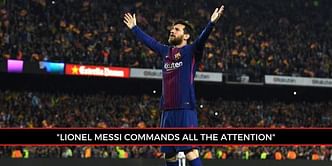 "Lionel Messi is God!" Barcelona winger heaps praise on Argentine genius