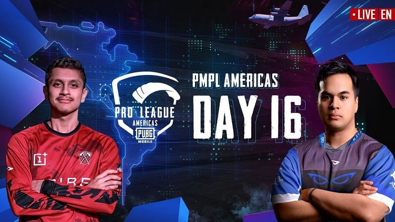 PMPL Season 1 Day 16 standings and results (Picture courtesy: PUBG Mobile eSports/YT)