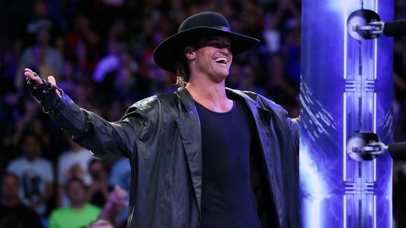 Ziggler impersonated The Undertaker in 2017.