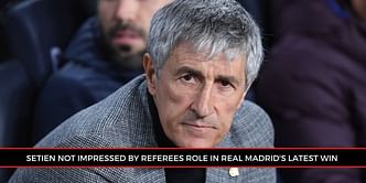 Barcelona manager remains coy on VAR as Real Madrid benefit from dubious decision once again