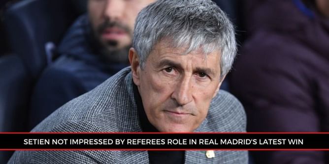 Barcelona manager remains coy on VAR as Real Madrid benefit from dubious decision once again