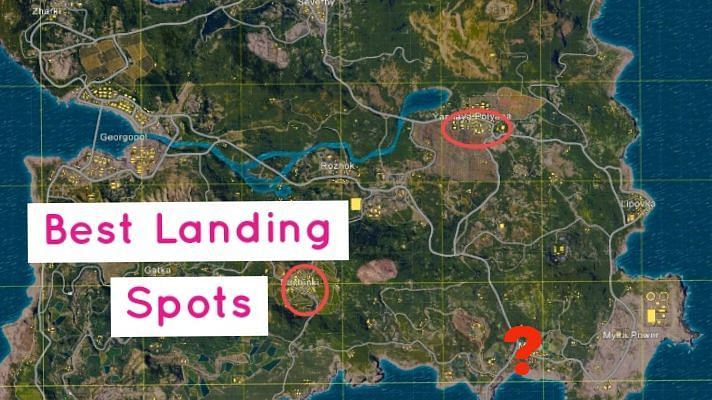 Best Landing Spots In The Erangel