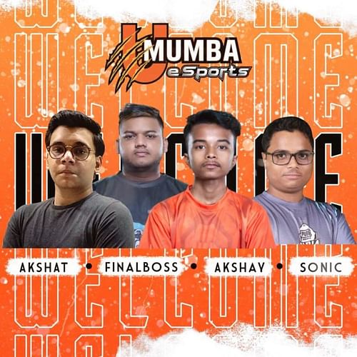 U Mumba Esports' new PUBG Mobile roster