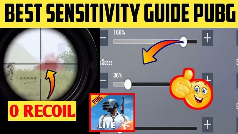 Sensitivity settings for PUBG mobile lite (Picture Courtesy: SUTHAR GAMING/YT)