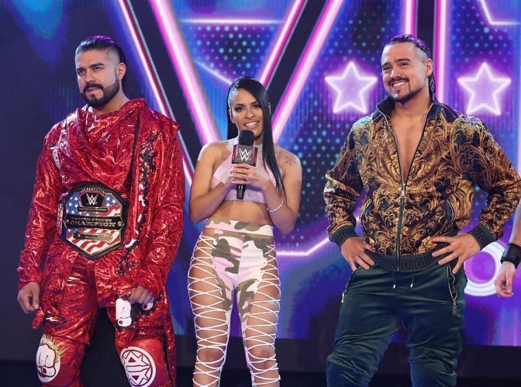 Andrade,Zelina Vega and Angel Garza