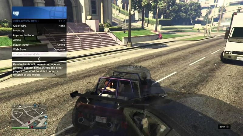 GTA: Online passive mode