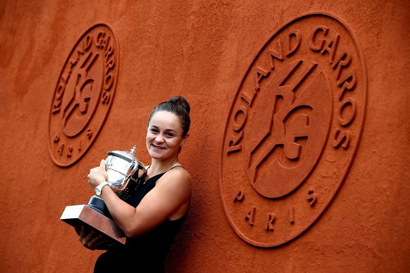 Ashleigh Barty won the French Open last year